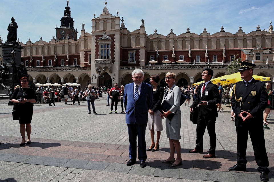 Japońska para książęca w Krakowie