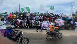 Charly Boy, others lead LP 4m persons’ march for Obi in Lagos. [Pulse]