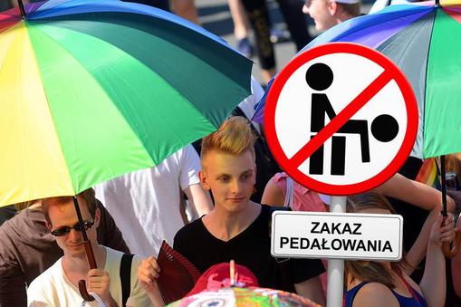 zakaz pedałowania homoseksualiści geje lesbijki homoseksualizm