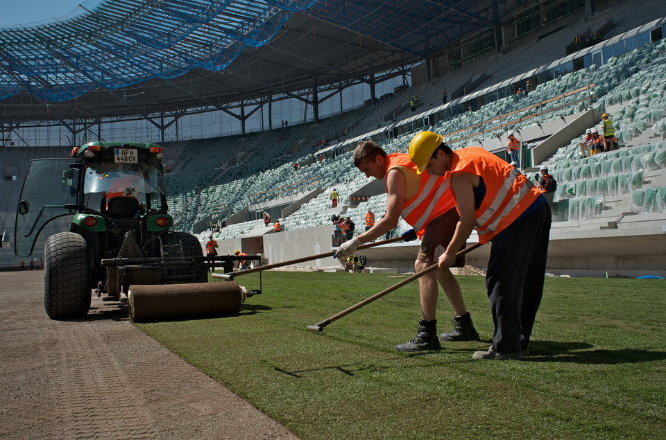 Wrocławski stadion prawie gotowy