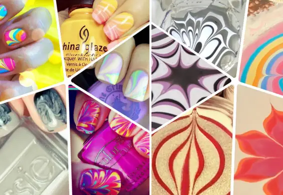 Water marbling, czyli paznokcie na wodzie: zaskakująco prosta metoda zdobienia WIDEO+ tutorial