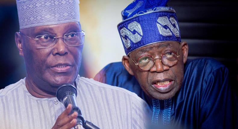 Alhaji Atiku Abubakar, the presidential candidate of the PDP and Bola Tinubu, the presidential-elect. (TheNiche) 