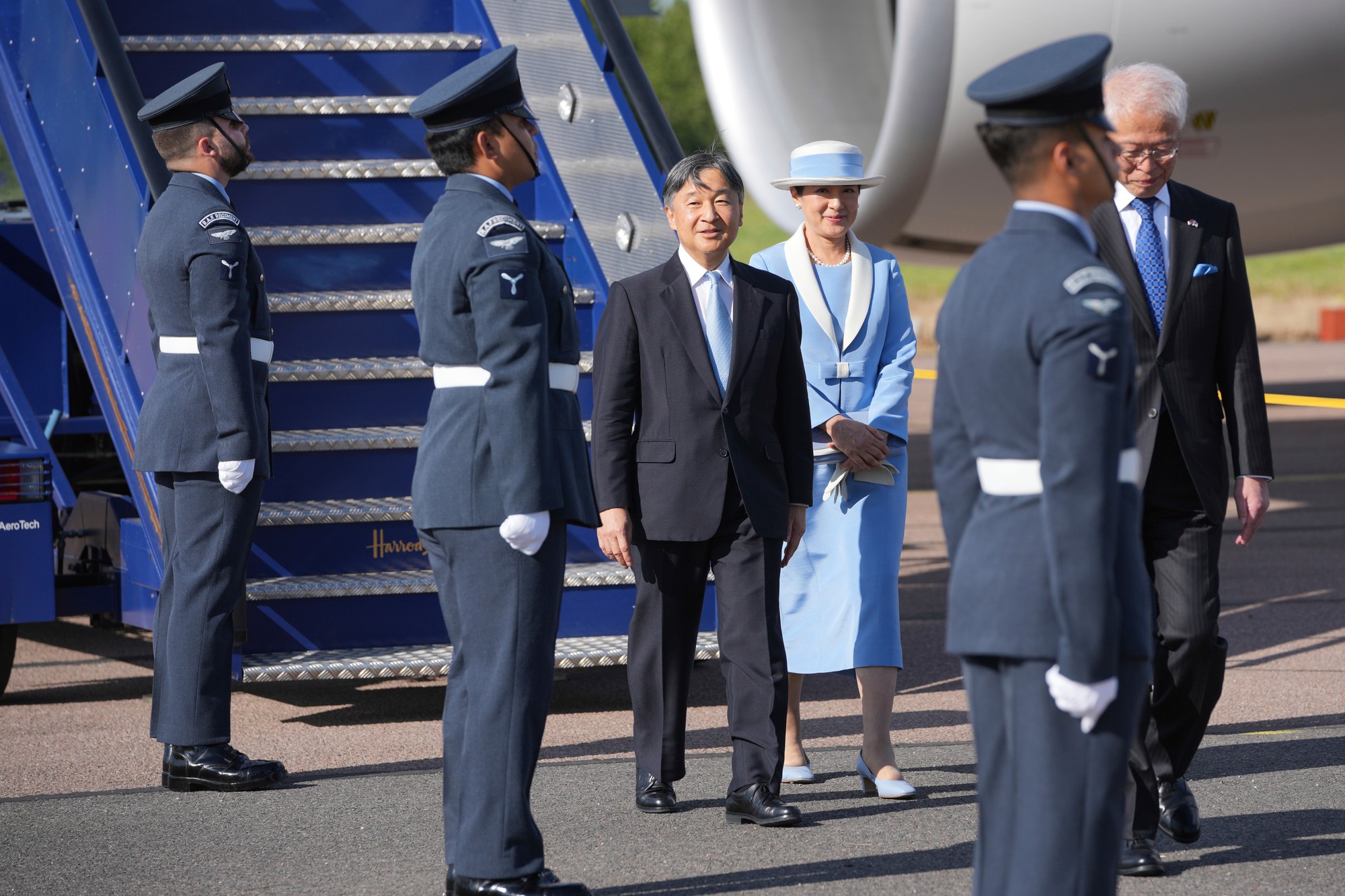 Japonský cisár Naruhito a cisárovná Masako.