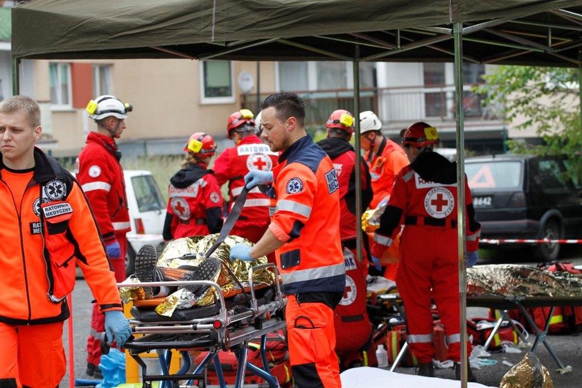 Wybuch brudnej bomby w Opolu. Ćwiczenia służb