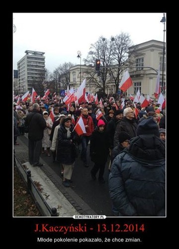mem o marszu PiS z 13 grudnia