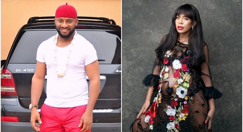 Nollywood actor Yul Edochie and reality TV star TBoss [Instagram/YulEdochie] [Instagram/OfficialTBoss]