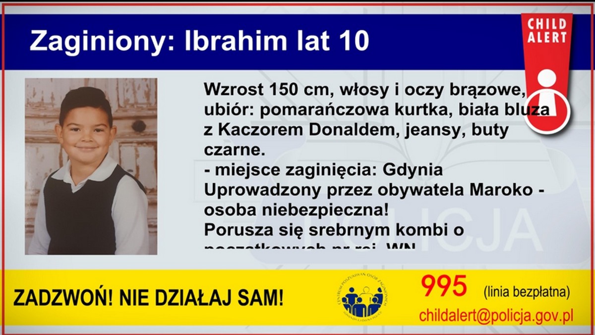 "To matka Ibrahima złamała prawo, wywożąc go do Polski. Belgijski sąd rodzinny w październiku 2018 r. wydał wyrok, na mocy którego dziecko miało zostać w Belgii z ojcem, a nie z matką w Polsce" - informuje korespondentka Polsat News w Brukseli Dorota Bawołek, powołując się na informacje prokuratury w Antwerpii. Matka 10-latka wieczorem wyjechała do Belgii w poszukiwaniu syna.