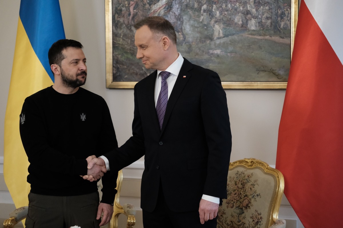 Wołodymyr Zełenski i Andrzej Duda