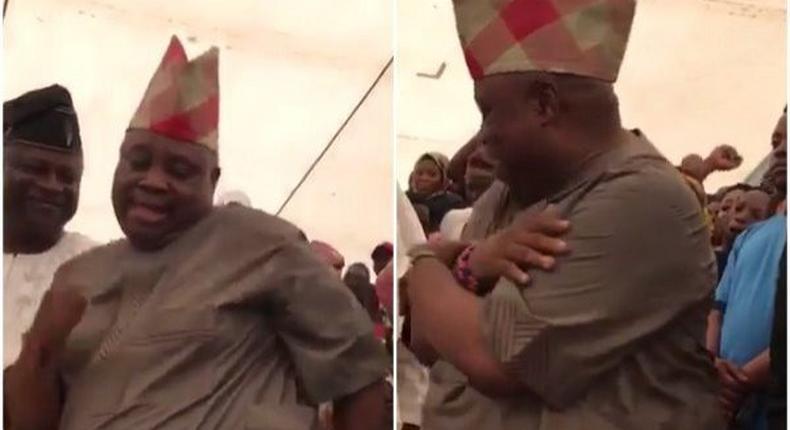 Ademola Adeleke has won our hearts with his victory dance