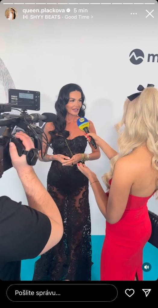 Zuzana Strausz Plačková na Let's Dance. 