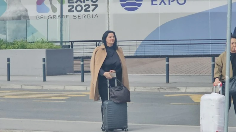 Janu Todorović sačekala ćerka na aerodromu