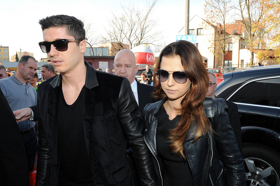 Robert Lewandowski i Anna Lewandowska