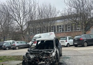 Požar na automobilu u Jerkoviću