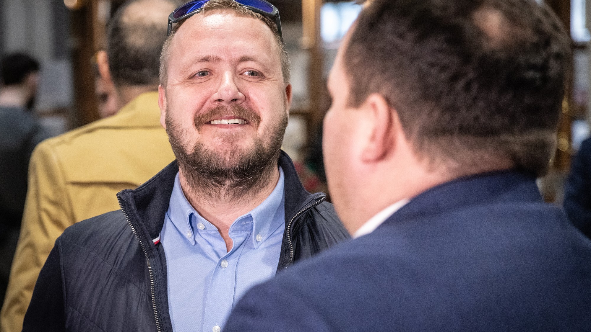 Ján Čurilla a Pavol Ďurka pred pojednávaním na bratislavskom krajskom súde 16.3.2026