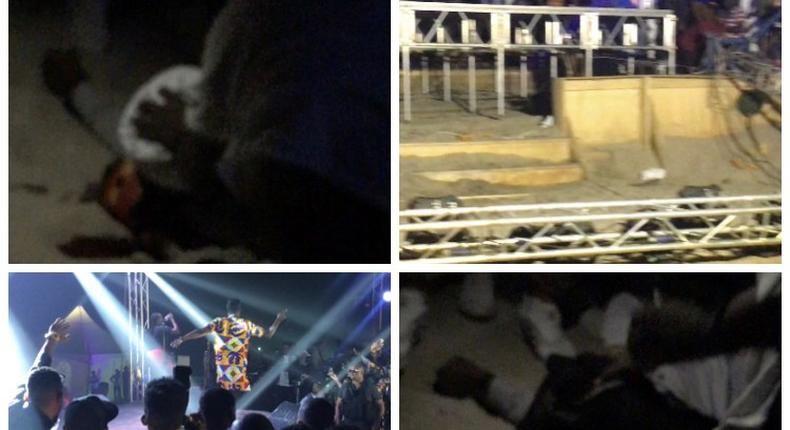 Fan injured as stage collapses at Fuse ODG’s Kente party