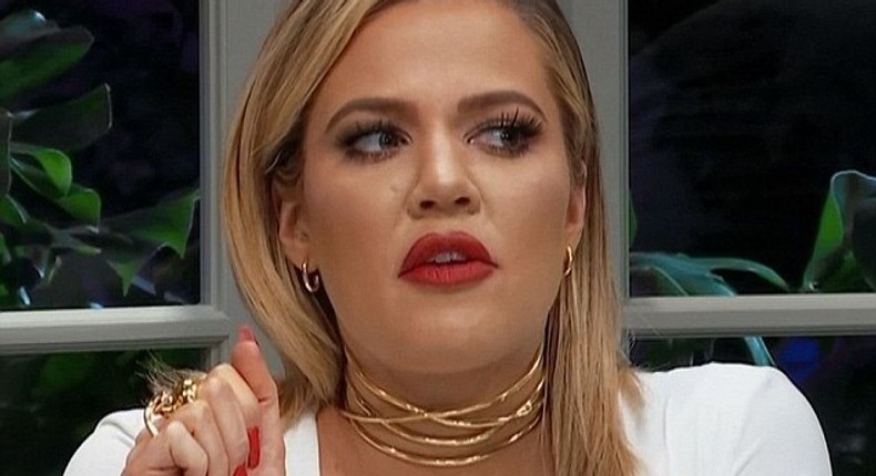 Khloe Kardashian denies getting plastic surgery