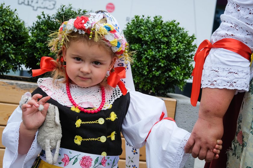 Katowice. Spotkanie ludzi w śląskich strojach zorganizowane przez Związek Górnośląski