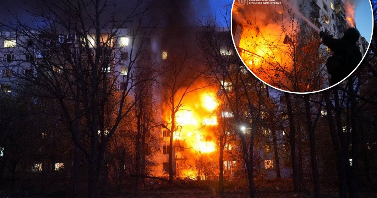 Zmasowany atak rakietowy na Ukrainę. "Nieludzkie pragnienie wywołania cierpienia"