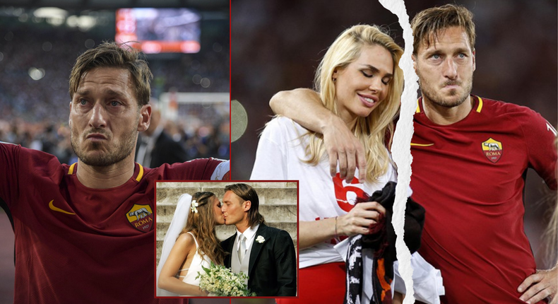 Totti reveals how his wife cheating on him led to the breakdown of his marriage