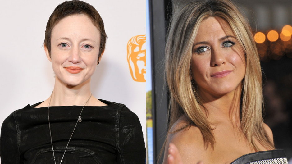 Andrea Riseborough i Jennifer Aniston 