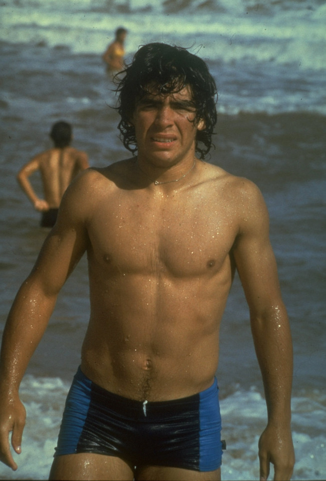Diego Maradona w 1990 roku