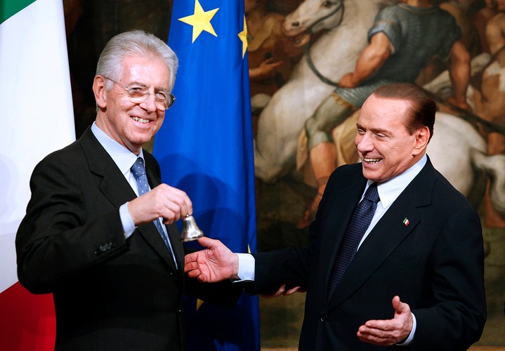Mario Monti został desygnowany na premiera Włoch 3 listopada 2011, dzień po rezygnacji złożonej przez Silvia Berlusconiego. 16 listopada 2011 rząd Mario Montiego został zaprzysiężony.