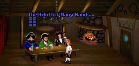 Screen z gry "The Secret of Monkey Island"