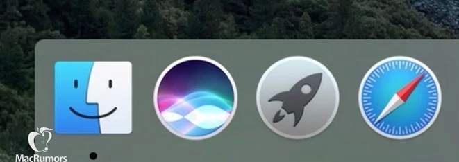 Siri w docku macOS…