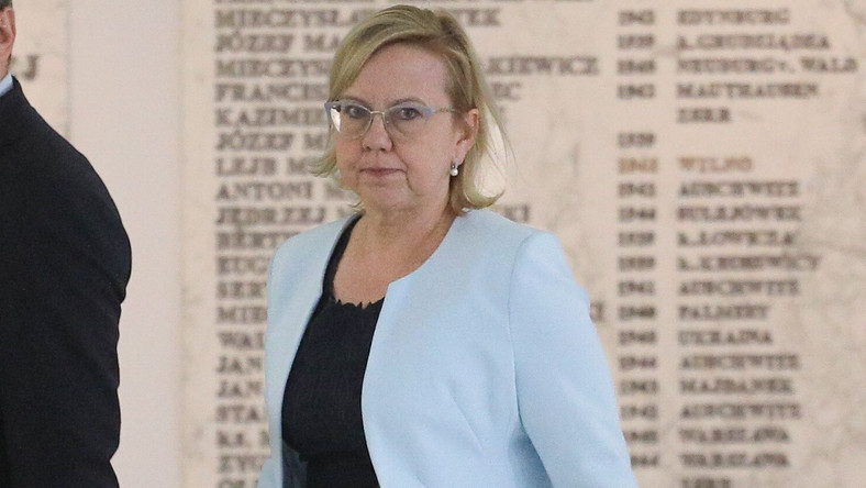Minister klimatu i środowiska Anna Moskwa