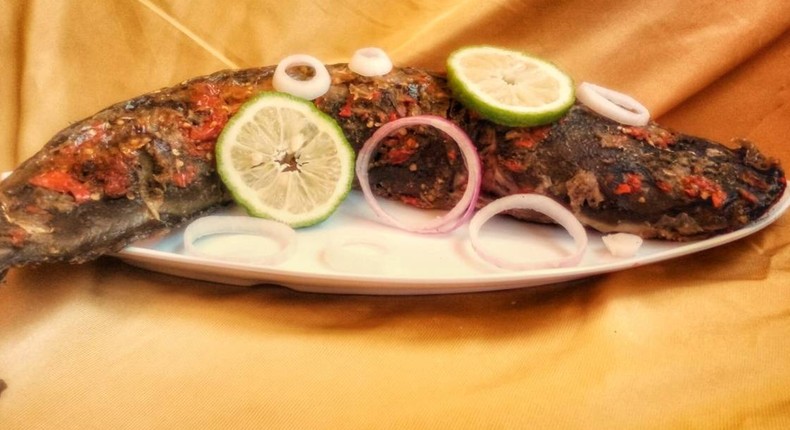 Grilled catfish