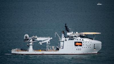 The Royal Fleet Auxiliary RFA Proteus.Finnbarr Webster/Getty Images