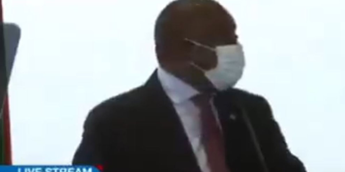 "Somebody stole my iPad" - Cyril Ramaphosa cries on live ...