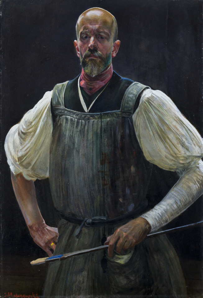 Jacek Malczewski, "Autoportret" (1908-1915)