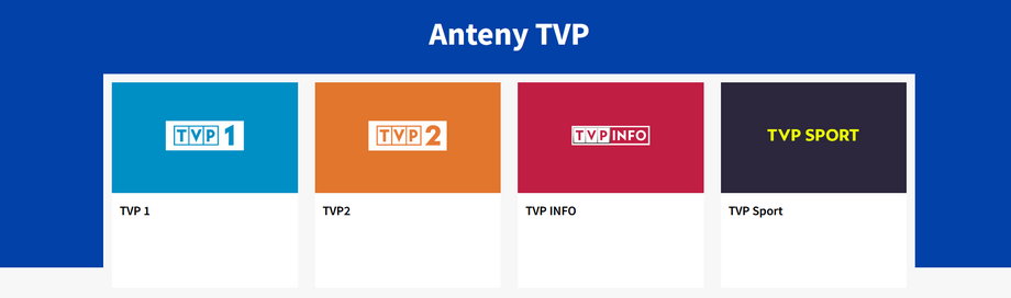 Po wybraniu anteny TVP Info trafiamy na TVP.