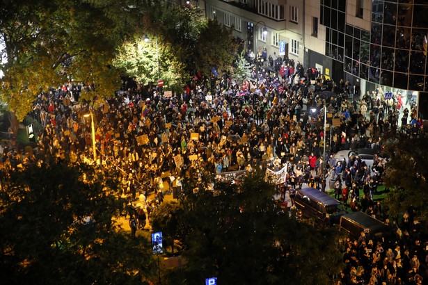 Protest przeciwko zaostrzeniu prawa aborcyjnego