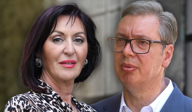 Jasmina Paunović i Aleksandar Vučić 