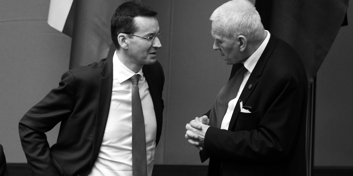 Nie żyje Kornel Morawiecki. Premier ujawnia ostatnie słowa ojca