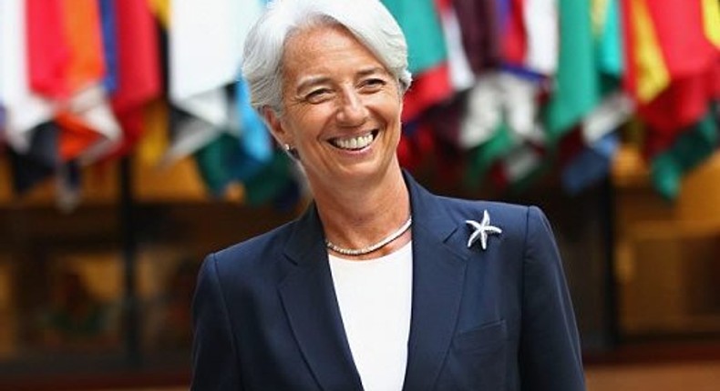 The Managing Director of the International Monetary Fund, Christine Lagarde