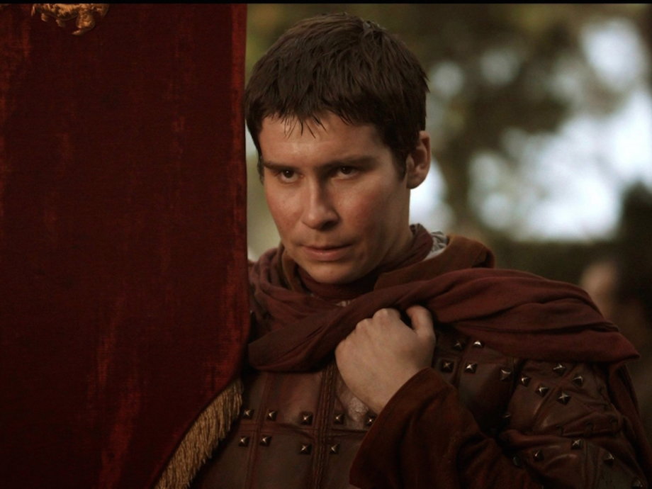 Daniel Portman plays Tyrion's former squire, Podrick Payne, and is now attached to Brienne (Gwendoline Christie).