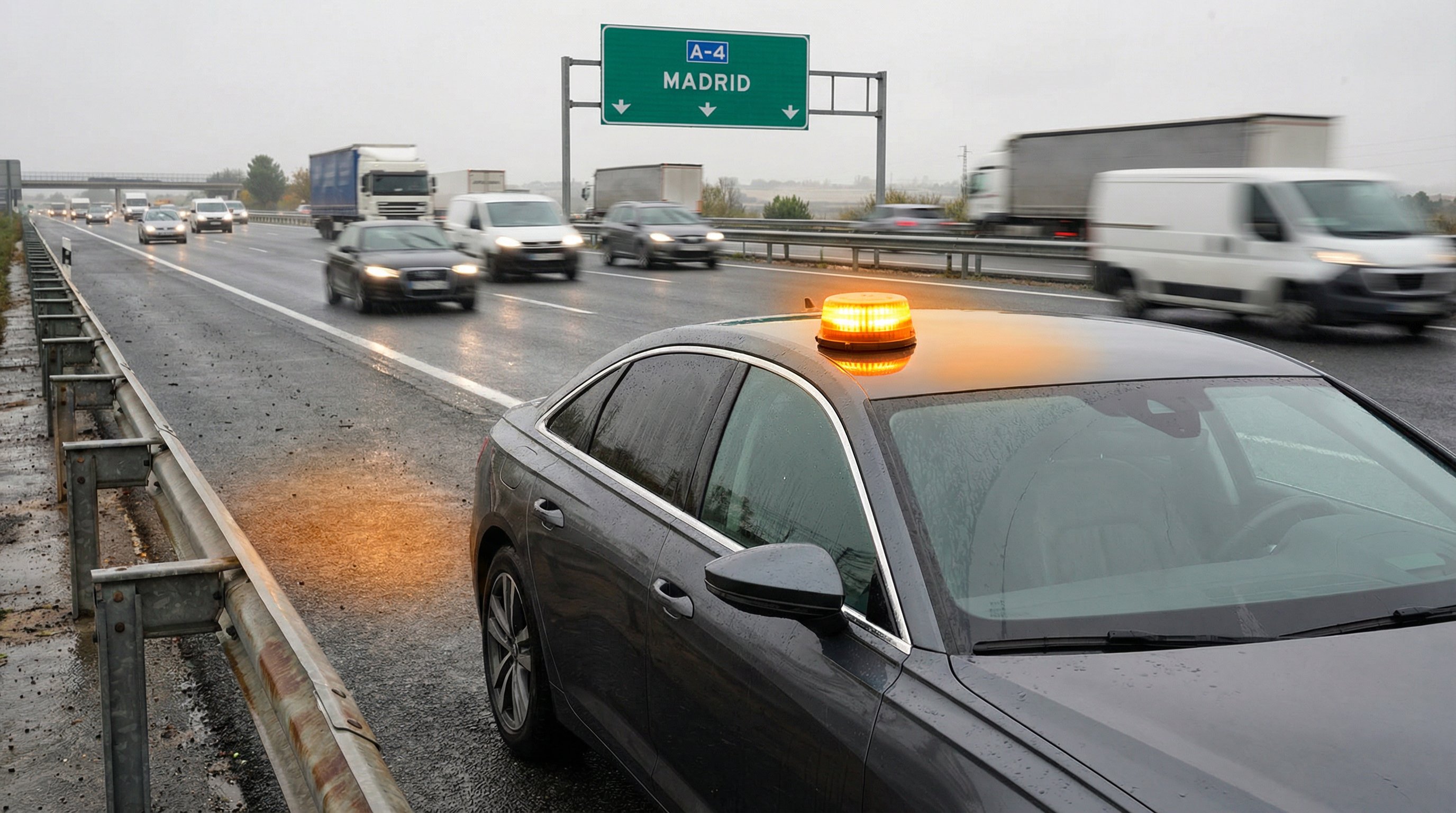 Caos con la baliza V16: Grúas pirata explotan geolocalización sin multas