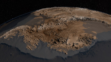 Tak wygląda Antarktyda bez pokrywy lodowej