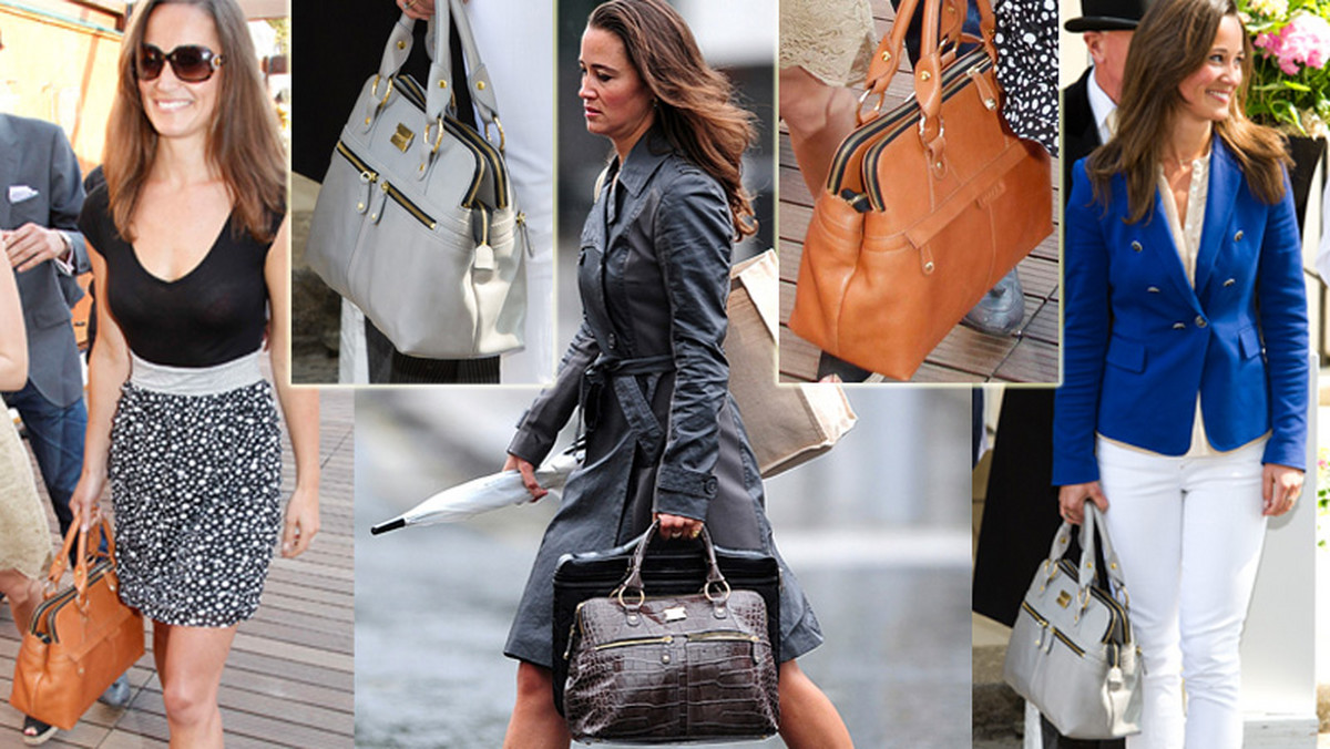 Pippa Middleton ma trzy takie same modele torebek