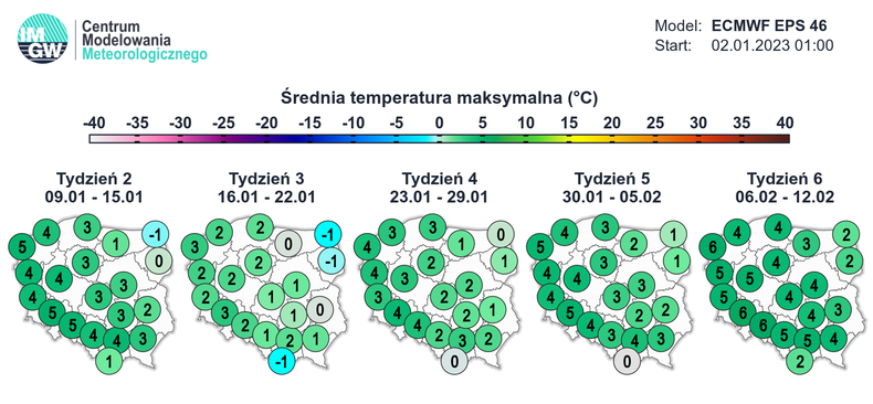 Temperatura w dzień może mieć problemy ze spadaniem poniżej 0 st. C