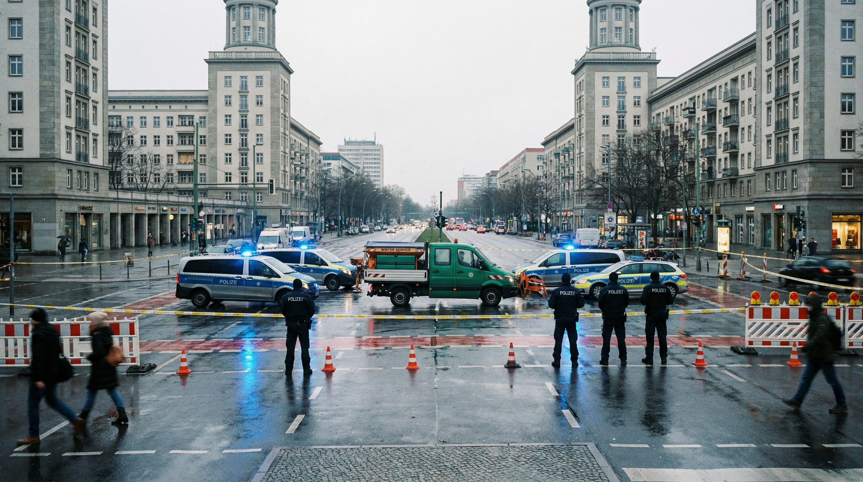 9 Kilometer Verfolgungsjagd: Mann flüchtet mit gestohlenem Winterdienstfahrzeug