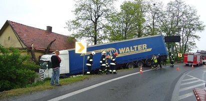 Tir wjechał w dom pod Krakowem