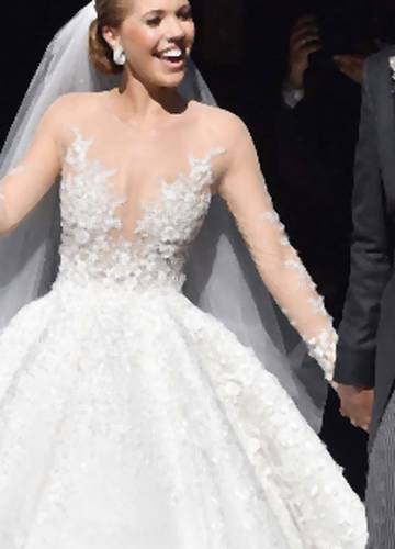 Spektakularna suknia ślubna dziedziczki Swarovskiego. Kosztowała 3,5 mln  zł! (zdjęcia) | Ofeminin