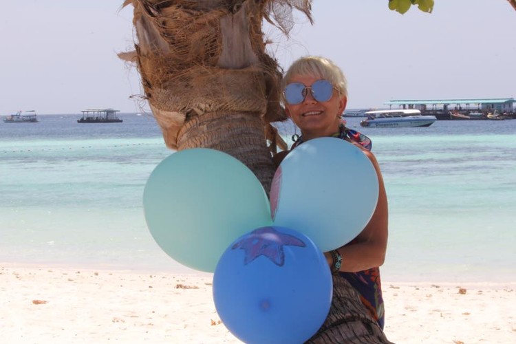 Małgorzata Ostrowska na wakacjach w Tajlandii