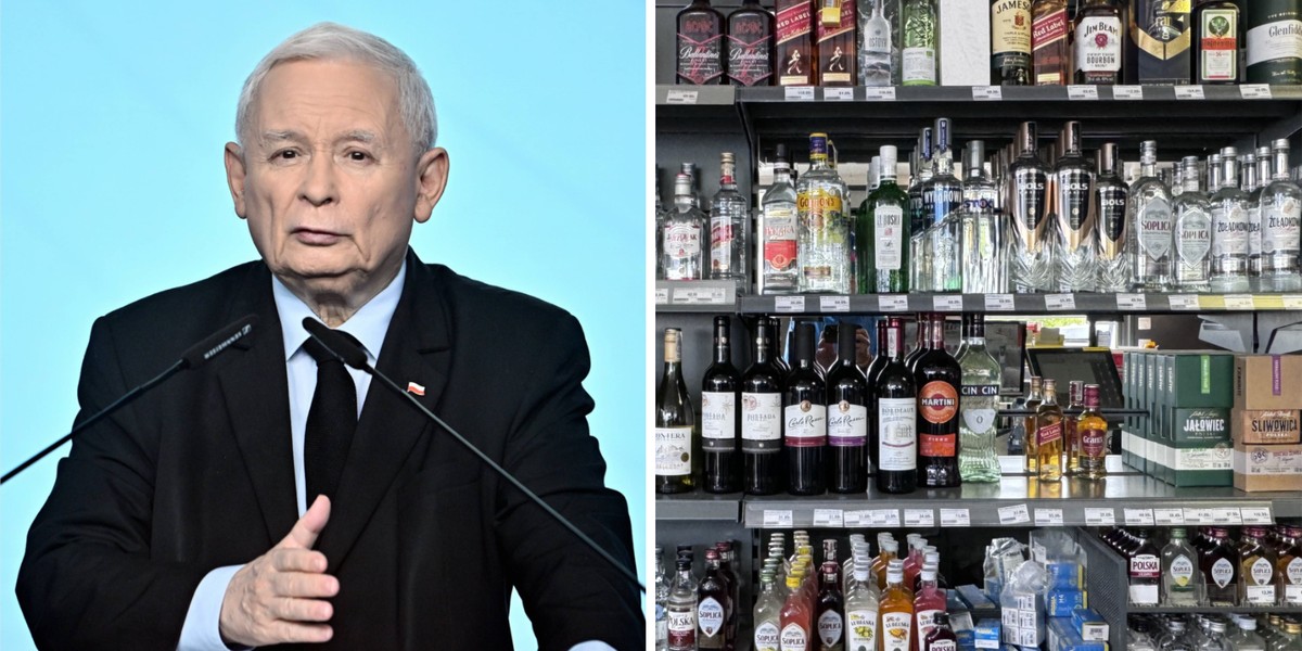 Prezes PiS Jarosław Kaczyński odniósł się do propozycji zakazu sprzedaży alkoholu nocą w całej Polsce (zdj. archiwalne).