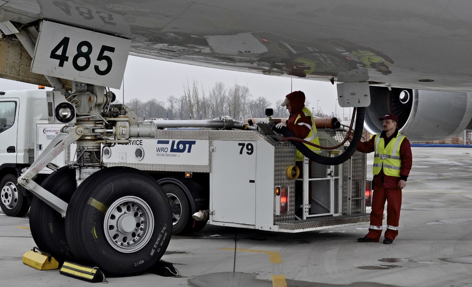 WROCŁAW JUMBO JET NA LOTNISKU STRACHOWICE