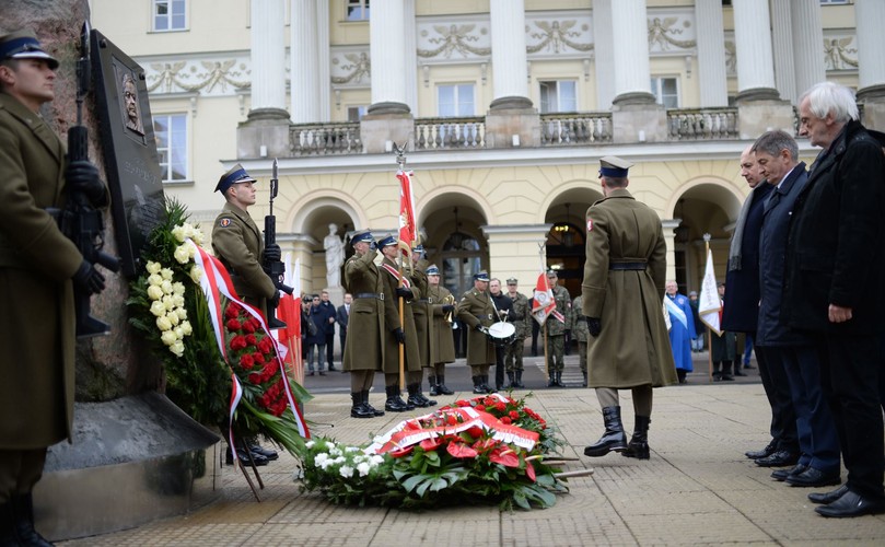 Uroczystość w 14. rocznicę zaprzysiężenia Lecha Kaczyńskiego na prezydenta stolicy